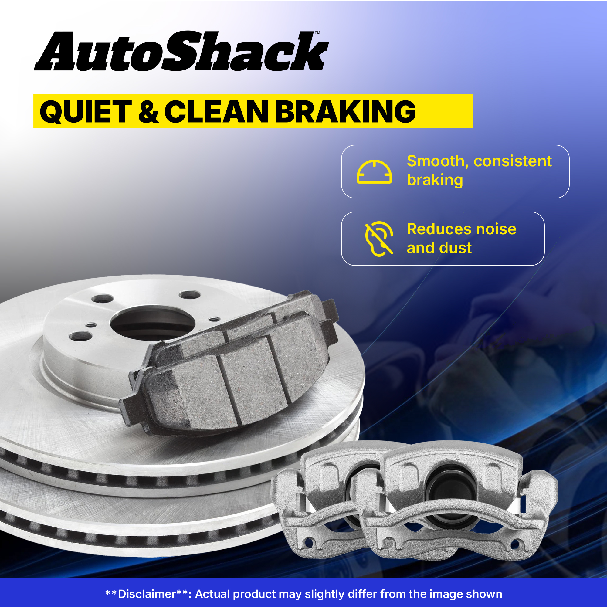 Rear Brake Rotors Ceramic Pads Calipers for Subaru Forester Crosstrek 2.0L - Picture 6 of 7