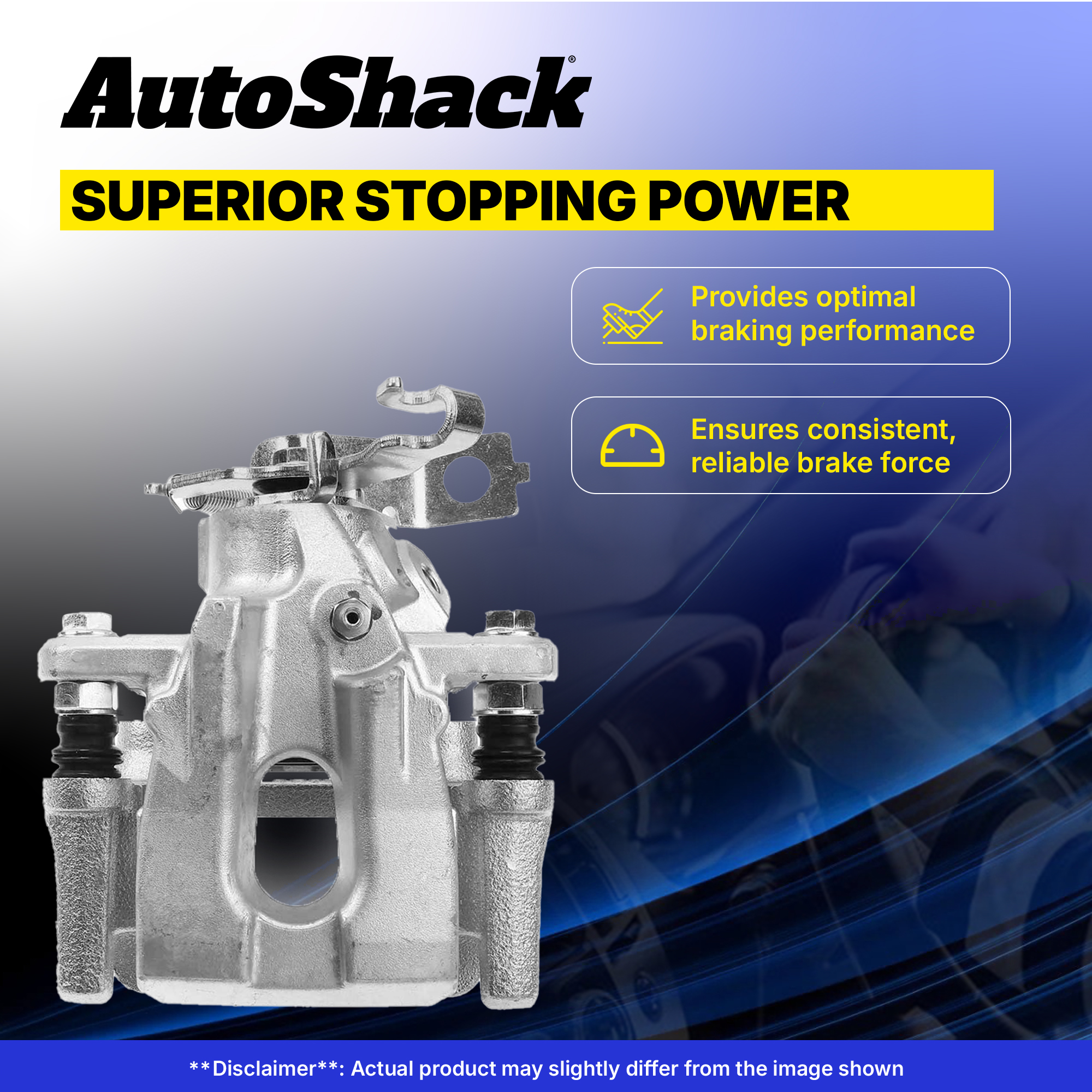 Front Rear Brake Calipers for Ford, Mustang 2005-2010, RWD V6 4.0L