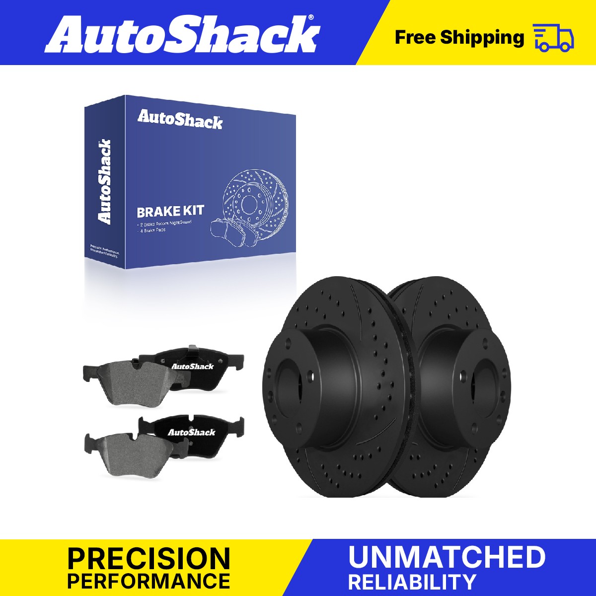 Front Drilled Slotted Brake Rotors Ceramic Pads for BMW, 328i 2007-2010