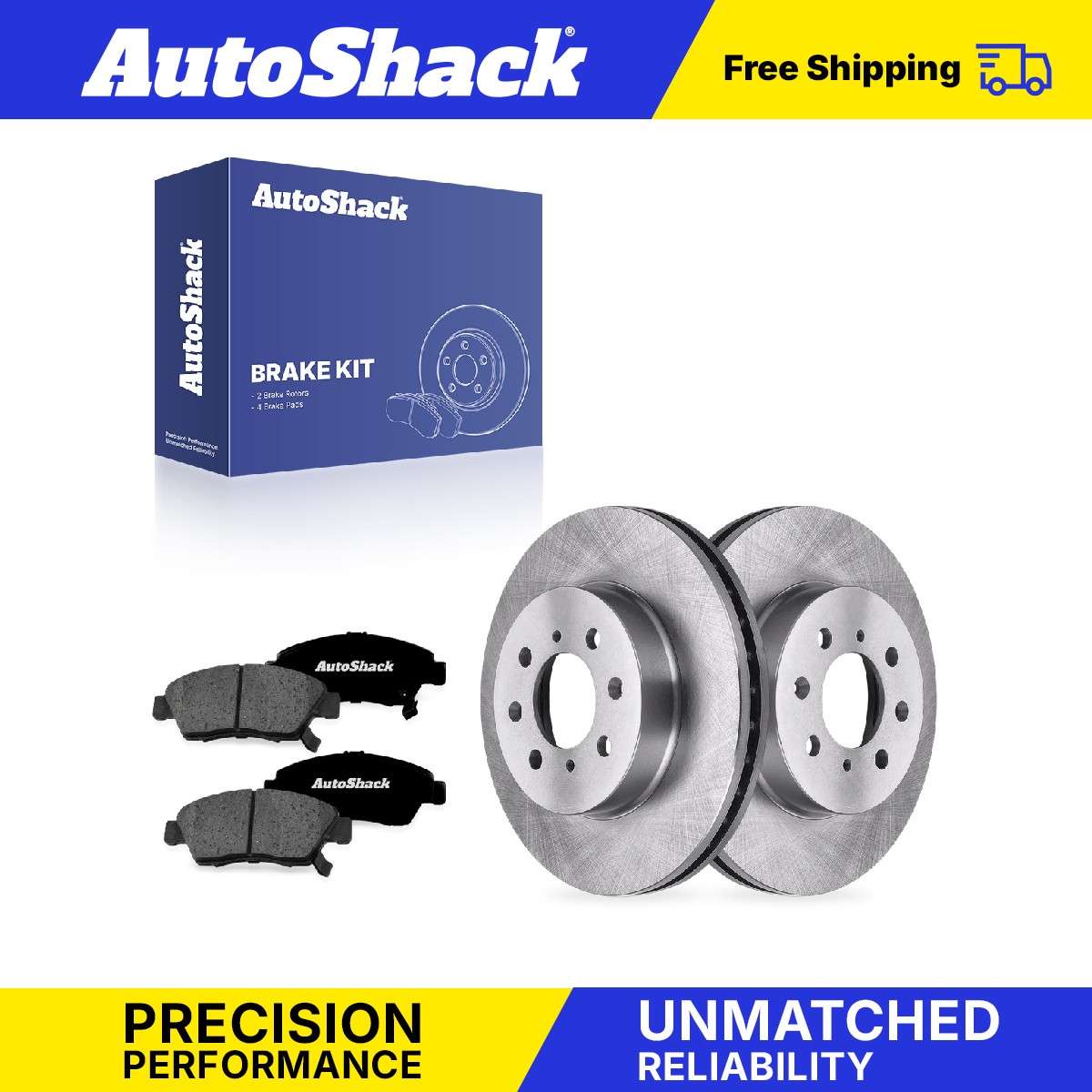 Front Brake Rotors Premium Pads for Honda, Fit 2009-2014, FWD L4 1.5L