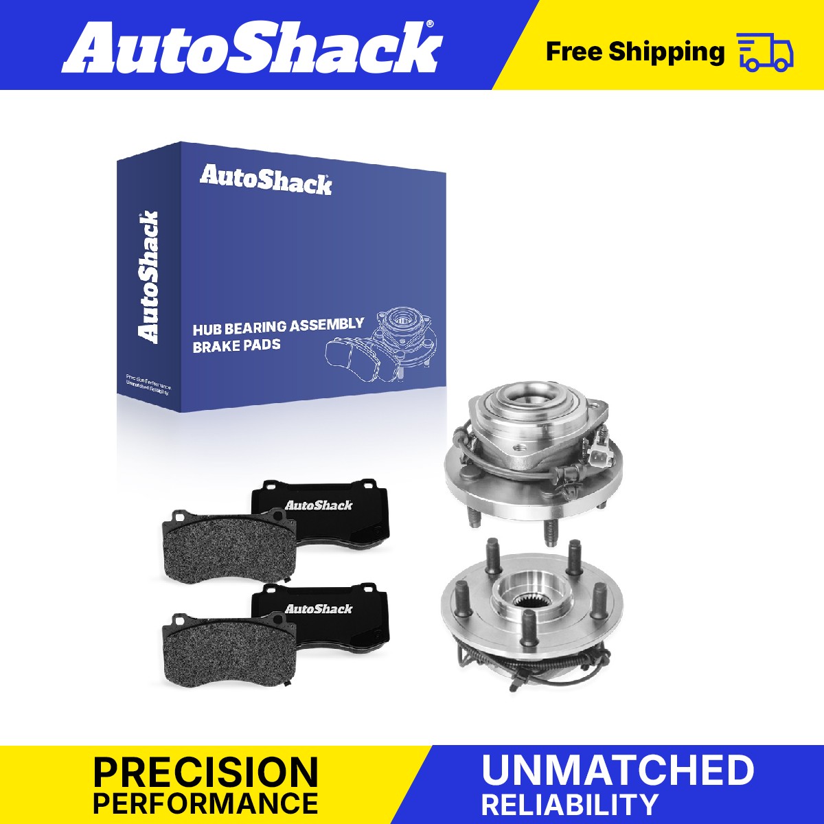 Front Ceramic Pads Hub Bearing Assemblies for Jeep, Grand Cherokee 2006-2010