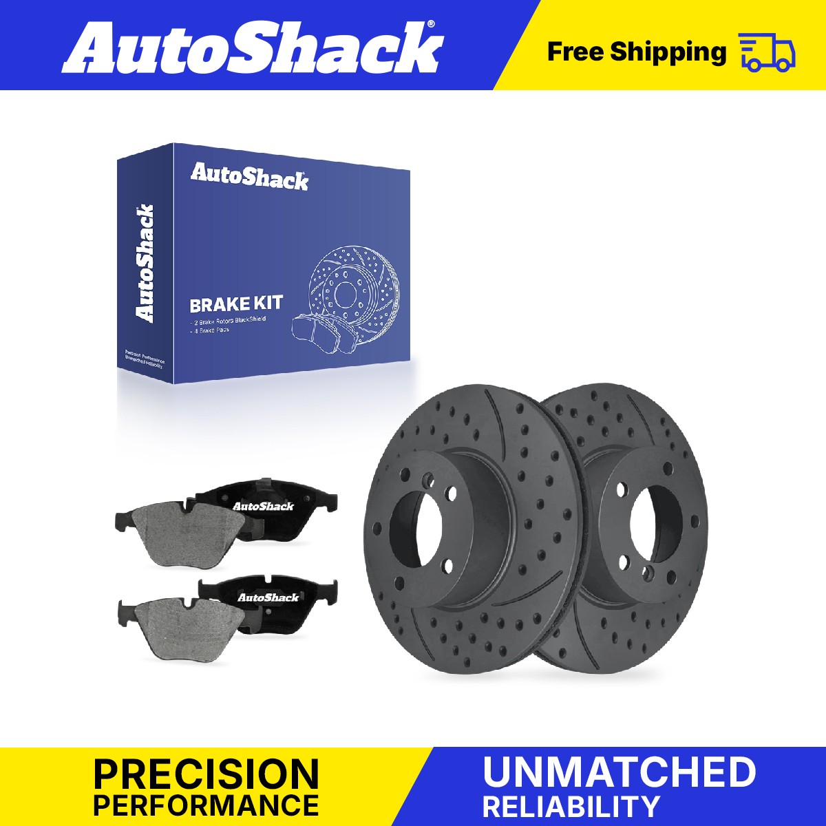 Front Drilled Slotted Brake Rotors Ceramic Pads for BMW, 328i 2010-2013