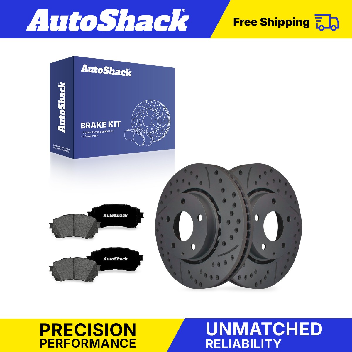 Front Drilled Slotted Brake Rotors Premium Ceramic Pads for Mazda, 6 2019-2021