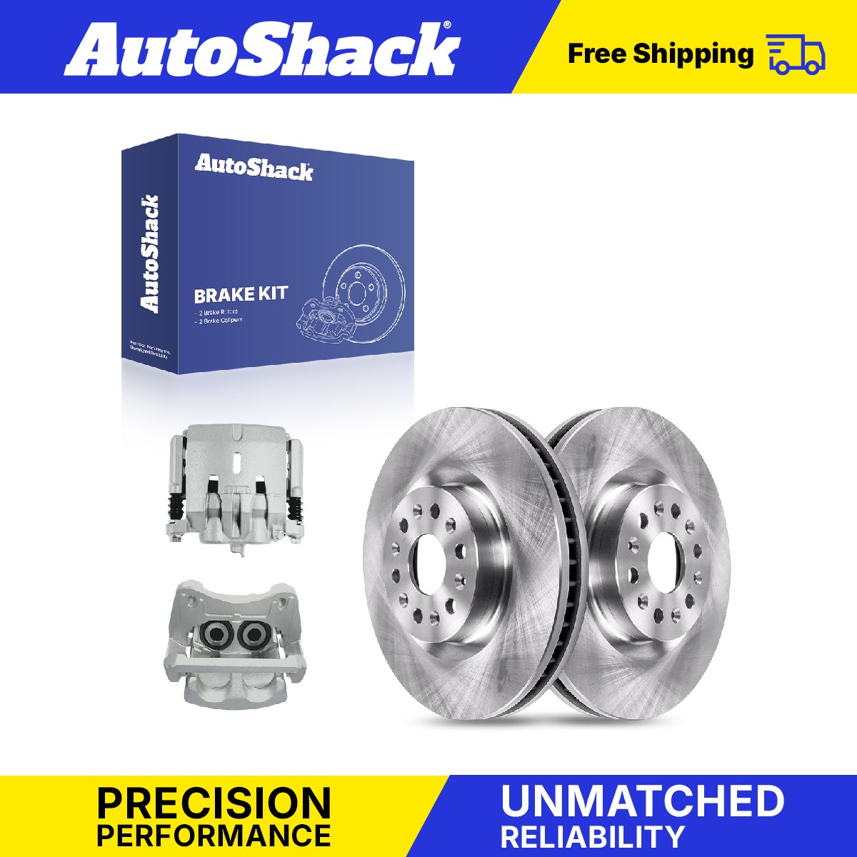 Front Brake Rotors Calipers for Buick, Enclave 2018-2020, 4WD V6 3.6L