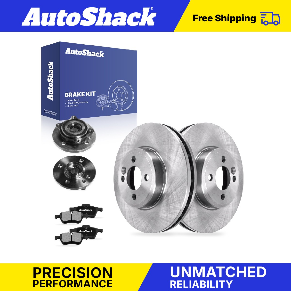 Front Brake Rotors Ceramic Pads Hubs for 2007-2014 Mini Cooper 1.6L 2.0L