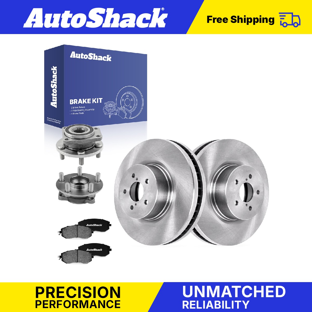 Front Brake Rotors Ceramic Pads Hubs for Subaru, Legacy 2013, AWD H6 3.6L