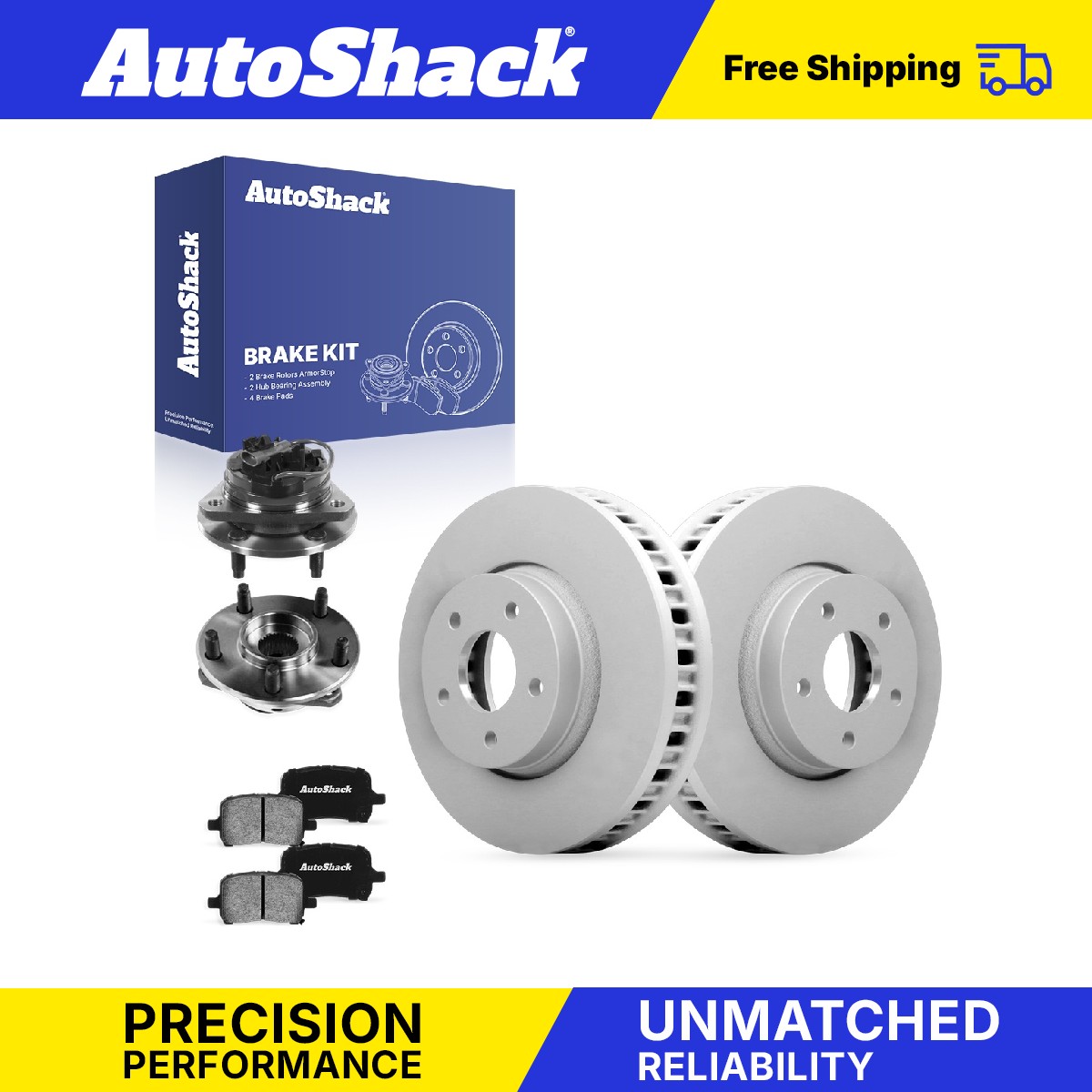 Front Brake Rotors Ceramic Pads Hubs for Chevy Malibu 2012