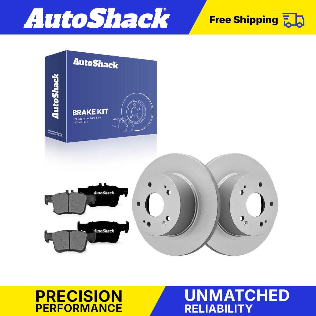 Rear Brake Rotors Premium Ceramic Pads for Honda, Accord 2018-2022