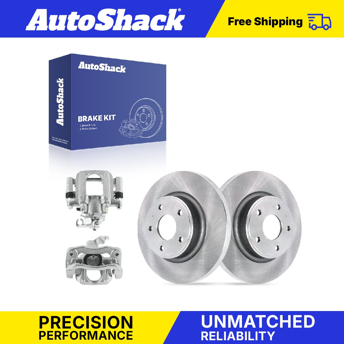 Rear Brake Rotors Calipers for Ram, C/V 2012, FWD V6 3.6L