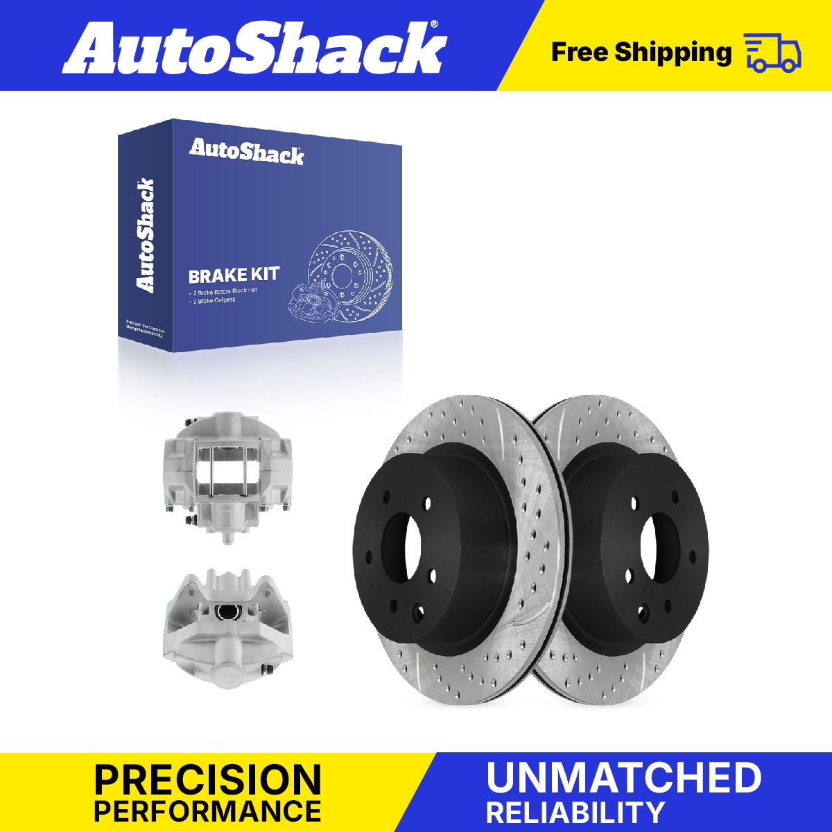 Rear Drilled Slotted Brake Rotors Calipers for INFINITI G37 Nissan 370Z V6