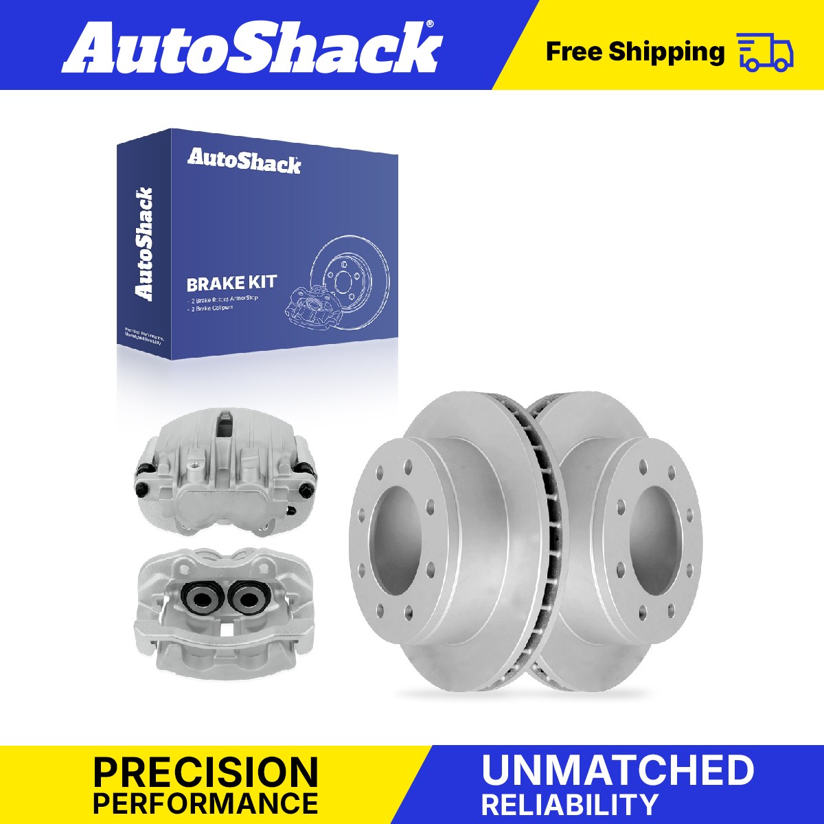 Rear Brake Rotors Calipers for Chevrolet, Silverado 1500 2004