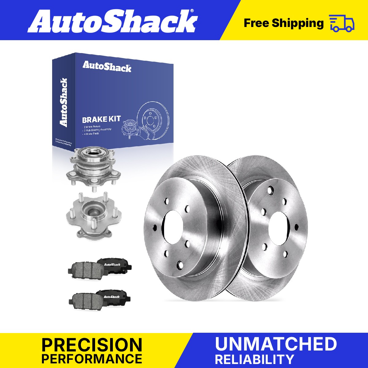 Rear Brake Rotors Ceramic Pads Hubs for Nissan, Pathfinder 2013-2020