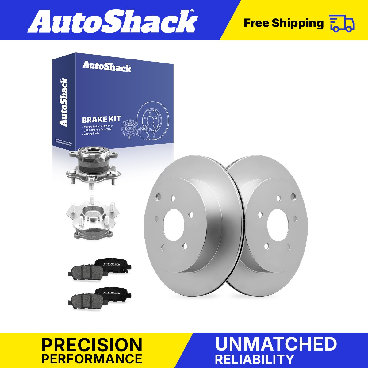 Rear Brake Rotors Premium Ceramic Pads Hubs for 2013-2020 Nissan ...