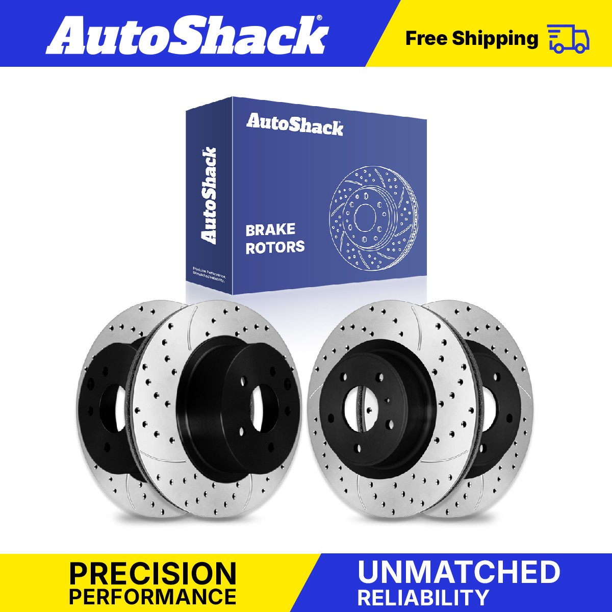 Front Rear Drilled Slotted Brake Rotors for INFINITI, G37 2009-2010, RWD V6 3.7L