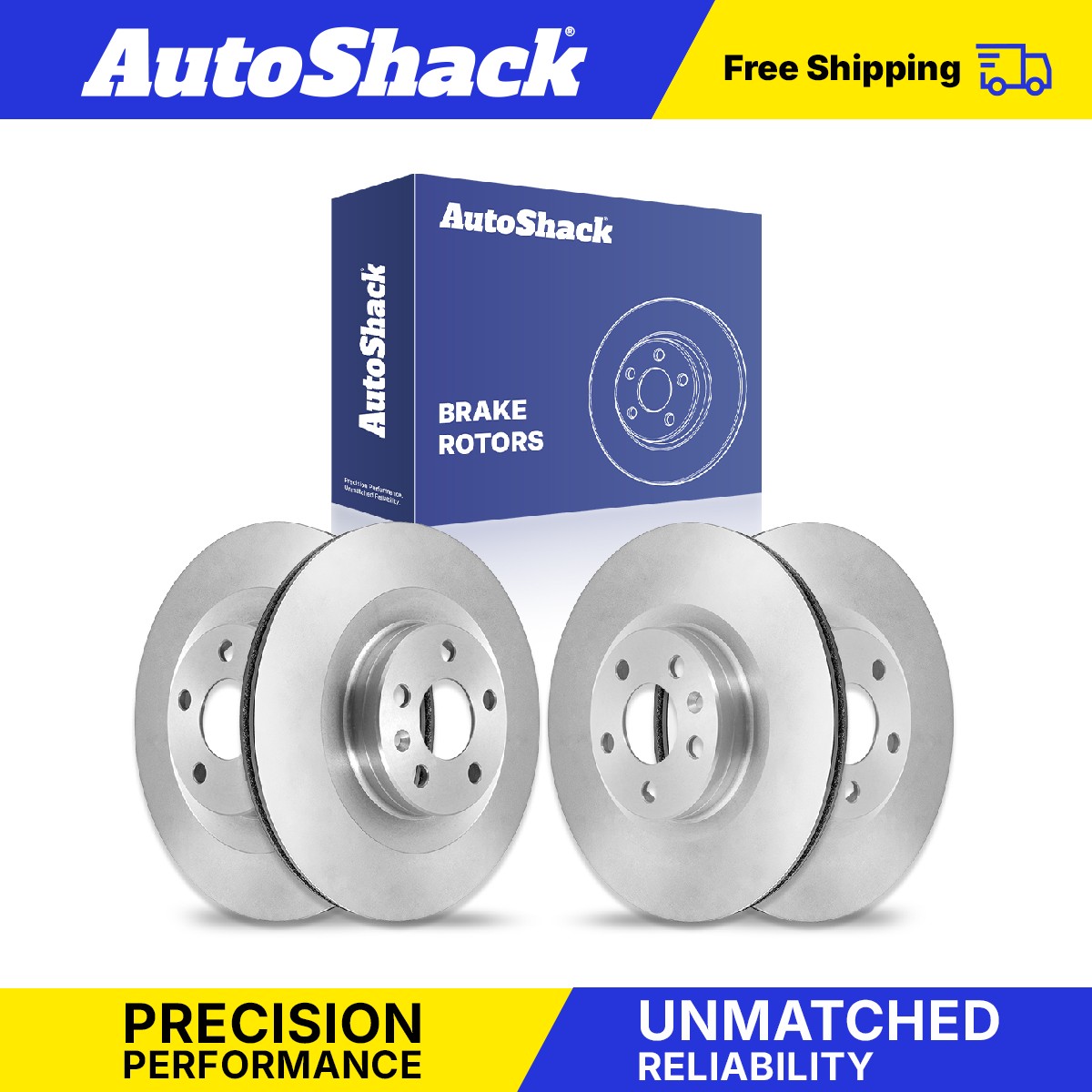 Front Rear Brake Rotors Set for Volvo, XC90 2016-2025, AWD FWD L4 2.0L