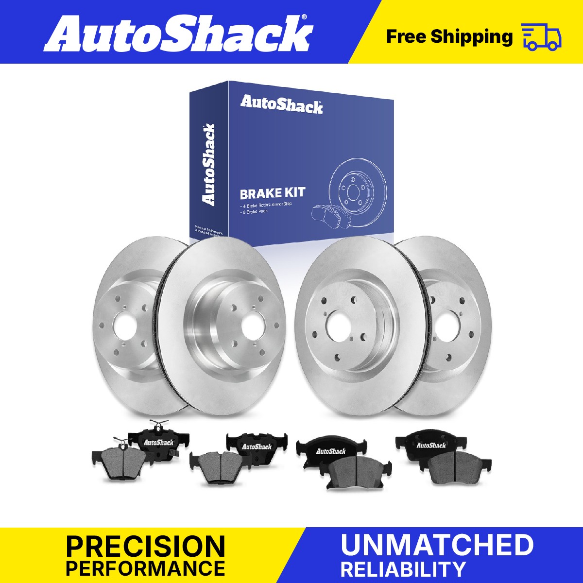 Front Rear Brake Rotors Ceramic Pads for Subaru, Ascent 2019-2024, AWD H4 2.4L