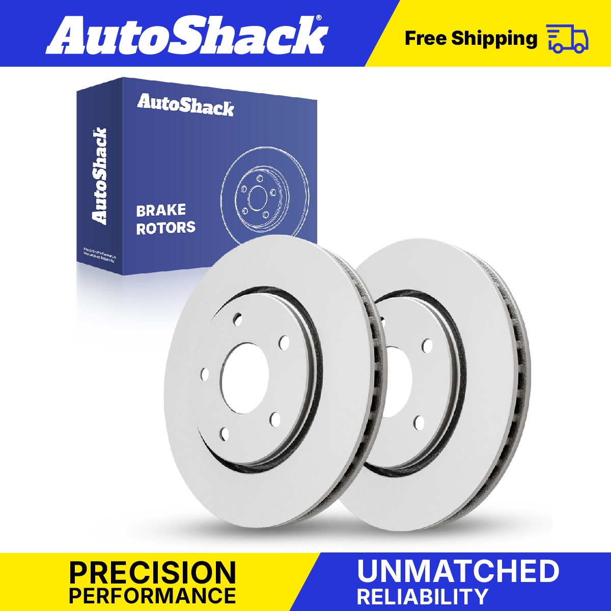 Front Brake Rotors Pair for Dodge, Grand Caravan 2008-2016