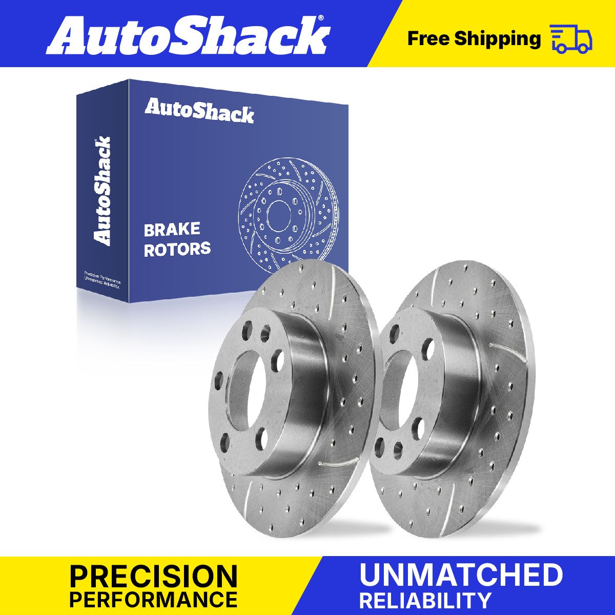 Rear Drilled Slotted Brake Rotors for VW Jetta Beetle Golf Audi TT Quattro