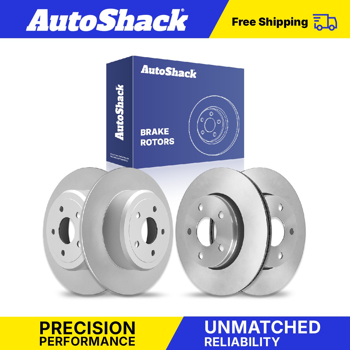 Front & Rear Brake Rotors Set of 4 for Dodge Nitro 2008-2012 Jeep Liberty 3.7L